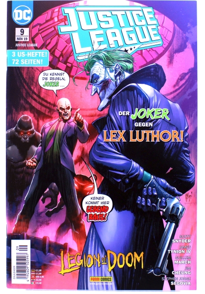 Justice League Comic (Restart 2019) Nr. 9: Der Joker gegen Lex Luthor!